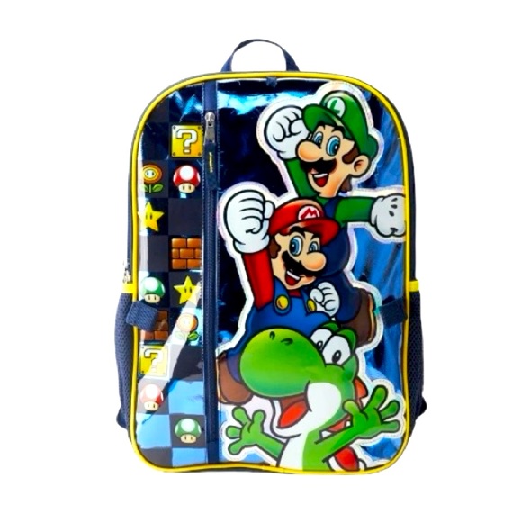 Super Mario Bro. 4 Piece Backpack - Picture 2 of 9